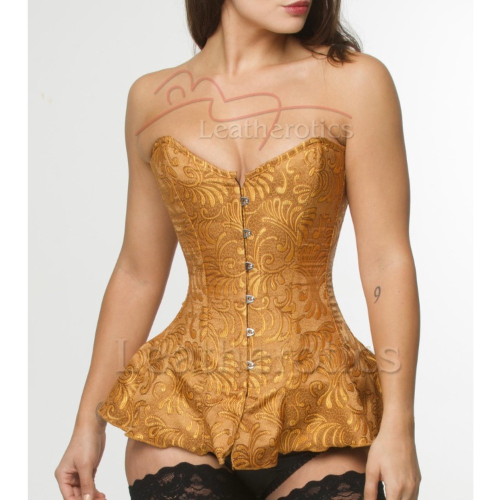 Leatherotics size 22 Gold Brocade Corset